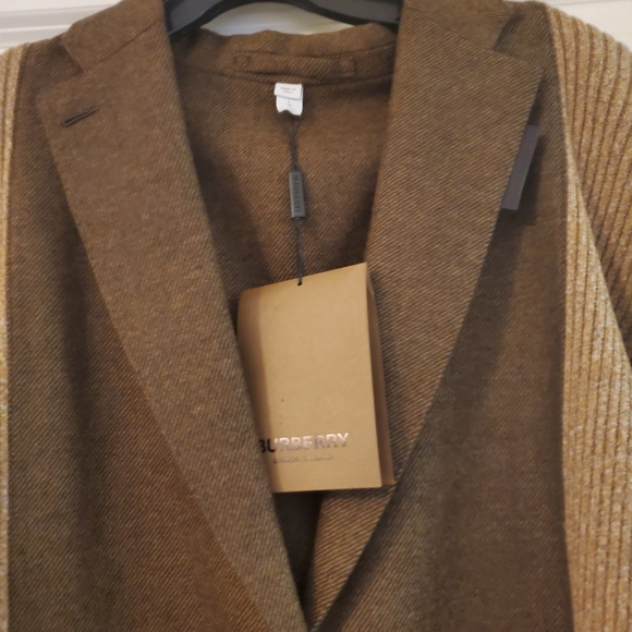 Burberry Blazer Panel Rib-Knit Cardigan - Picture 10 of 16